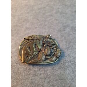 ATV Rider All Terrain Vehicle 4x4 Quad Vintage Belt Buckle 5+ oz. (2" x 3") VG